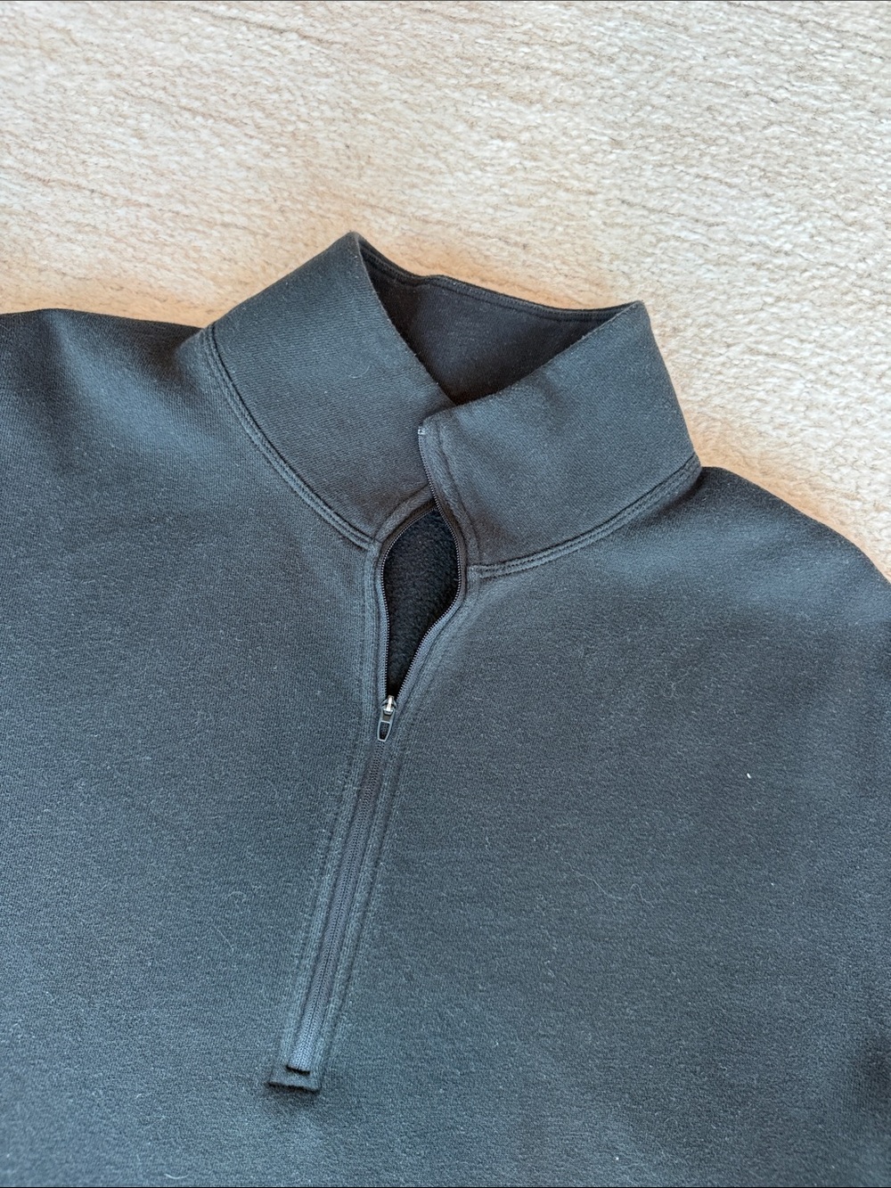 Men’s Lululemon Steady State Half zip sweater - black size L - Picture 3 of 5